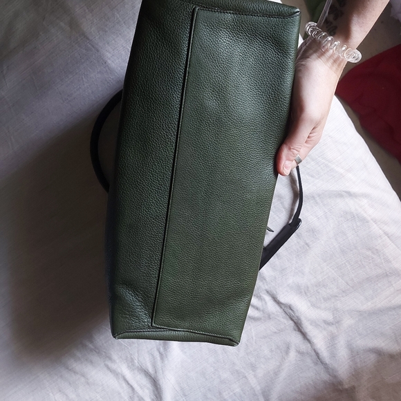 Coach Green Leather Borough Shoulder Bag - Picture 5 of 11